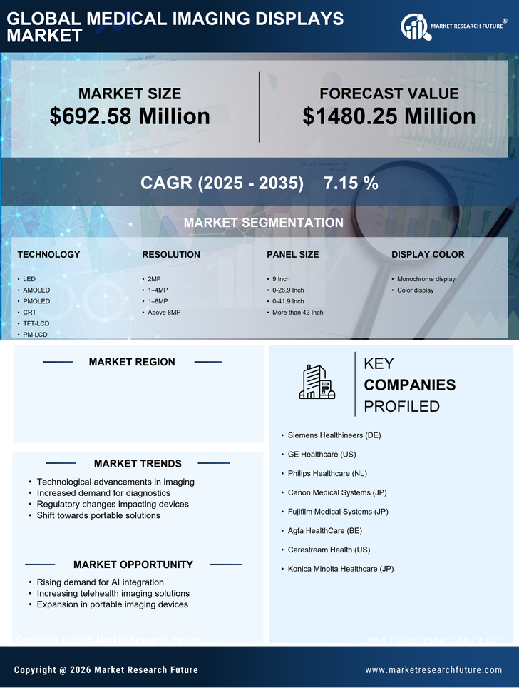 US Medical Imaging Displays Market Infographic