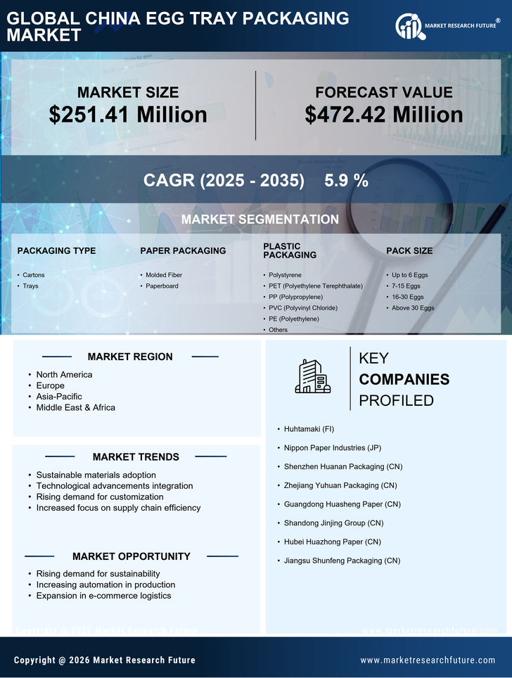 China Egg Tray Packaging Market Research Report - Forecast by 2035 Infographic