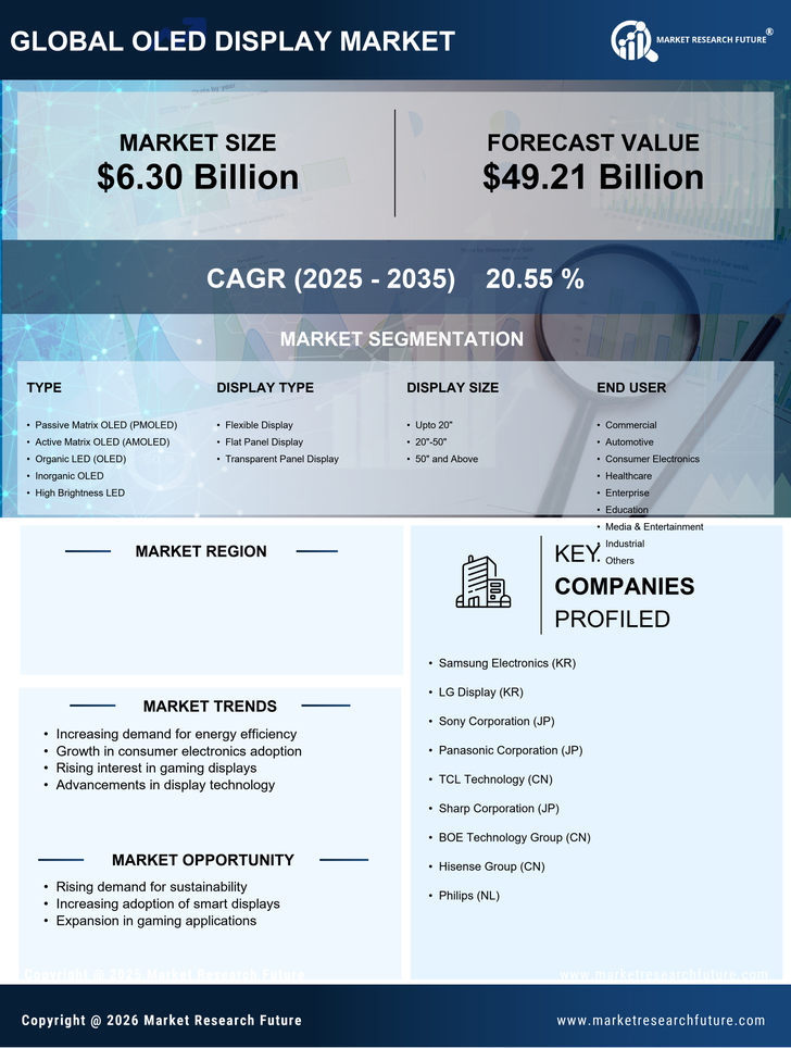 US LED OLED Display Market Research Report -Forecast till 2035 Infographic