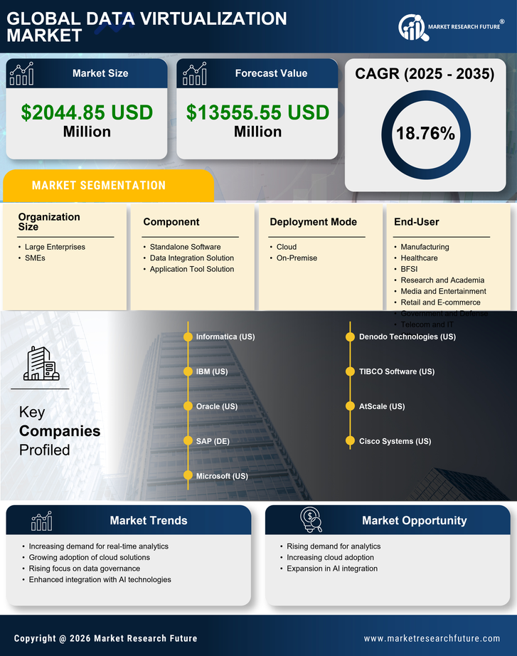 US Data Virtualization Market Infographic