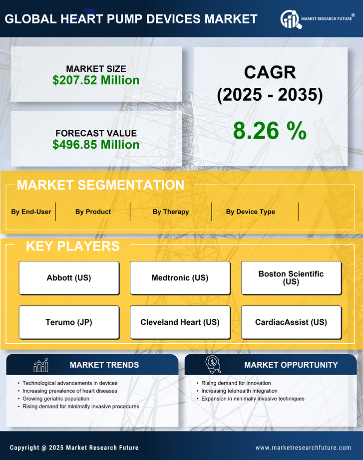 US Heart Pump Devices Market Infographic