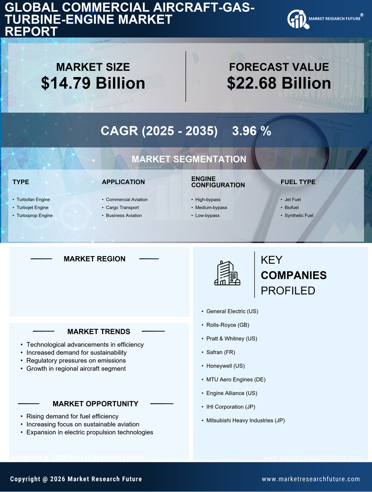 US Commercial Aircraft Gas Turbine Engine Market Infographic