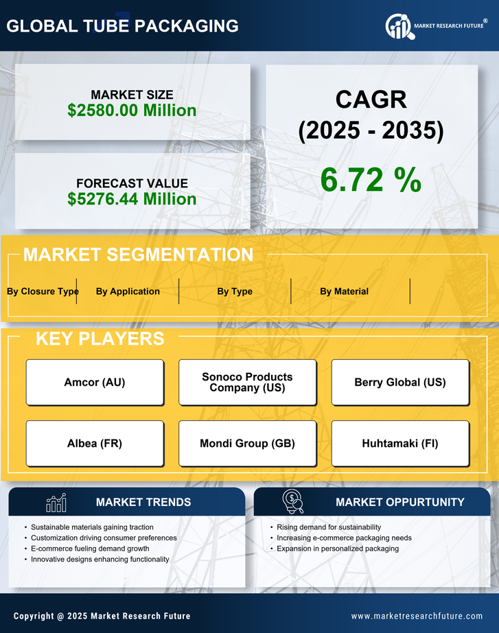 US Tube Packaging Market Infographic