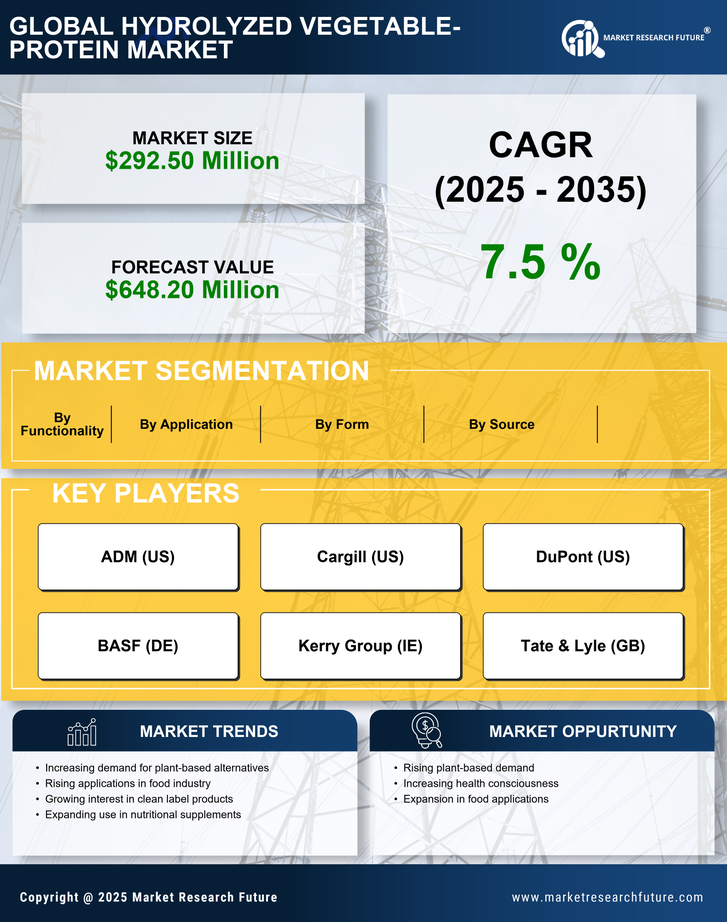 US Hydrolyzed Vegetable Protein Market Research Report — Forecast till 2035 Infographic