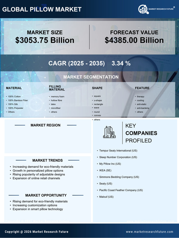US Pillows Market Research Report—Forecast till 2035 Infographic