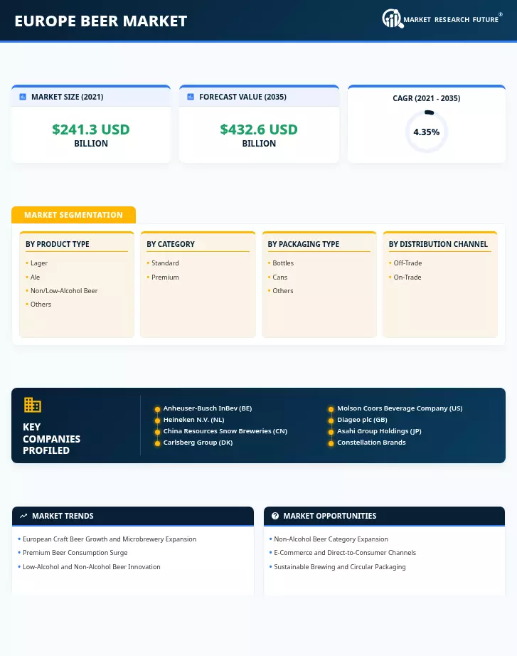 Europe Beer Market Research Report-Forecast to 2035 Infographic