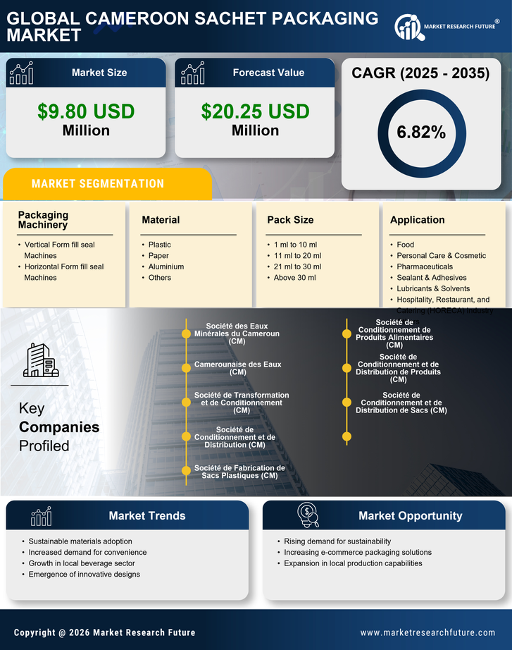 Cameroon Sachet Packaging Market Research Report — Global Forecast till 2035 Infographic
