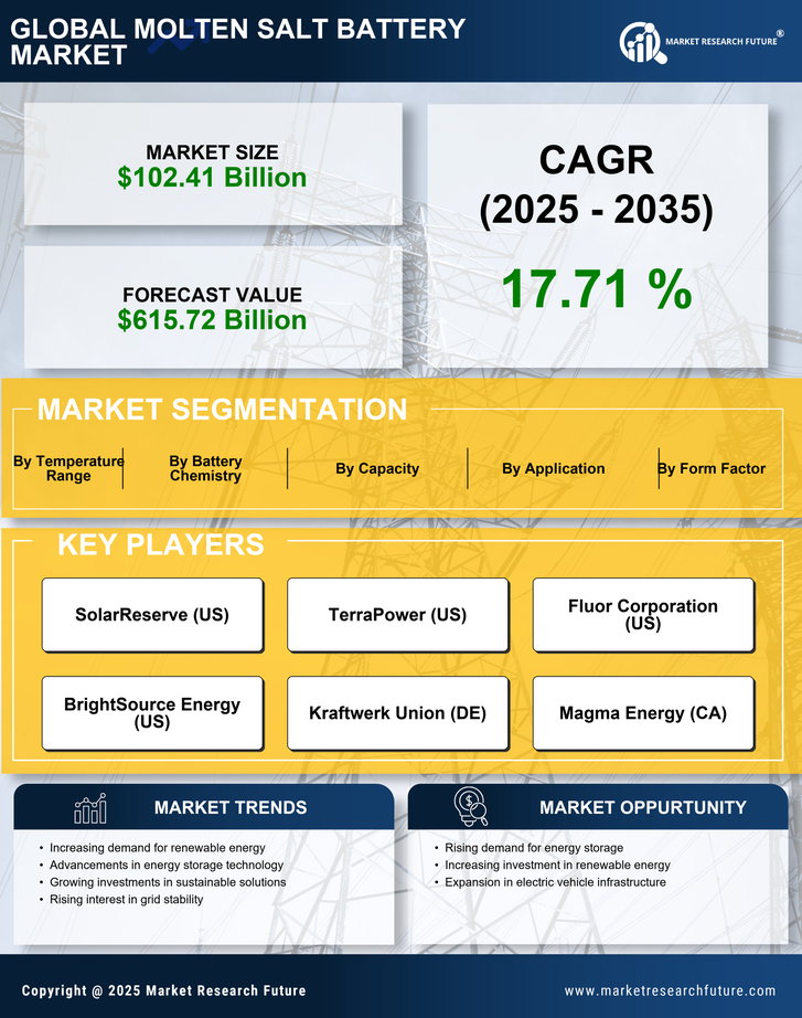 Molten Salt Battery Market Research Report — Global Forecast till 2035 Infographic