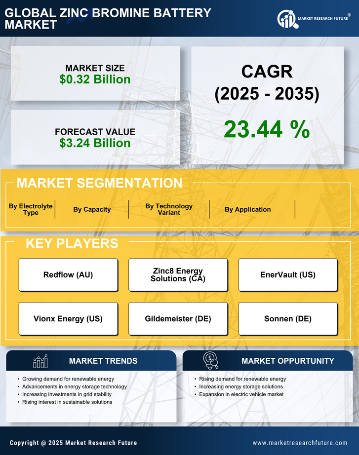 Zinc Bromine Battery Market Research Report — Global Forecast till 2035 Infographic
