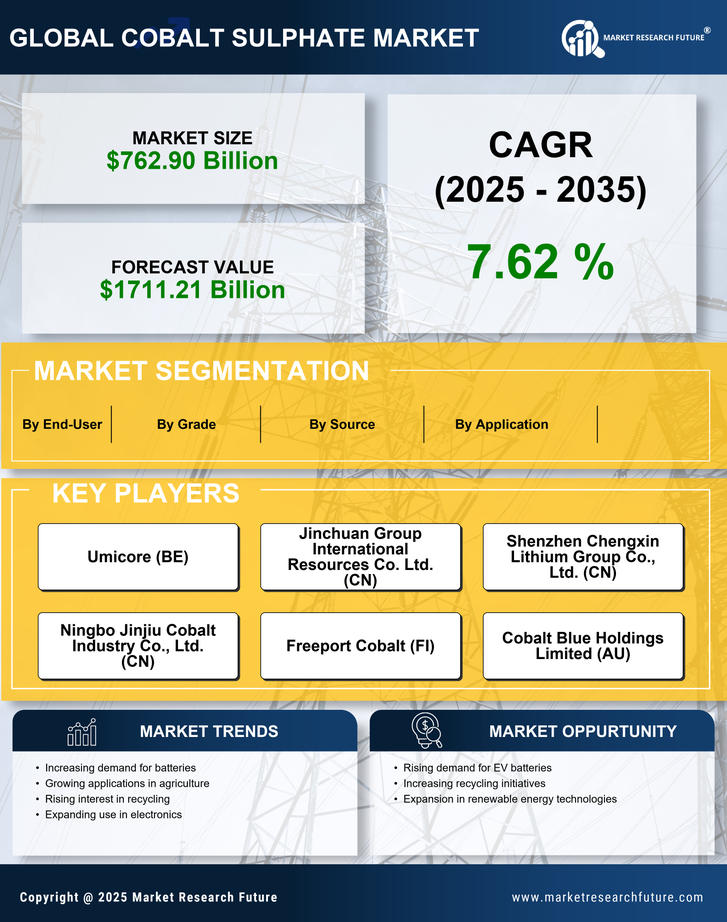 Cobalt Sulphate Market Research Report - Global Forecast by 2035 Infographic