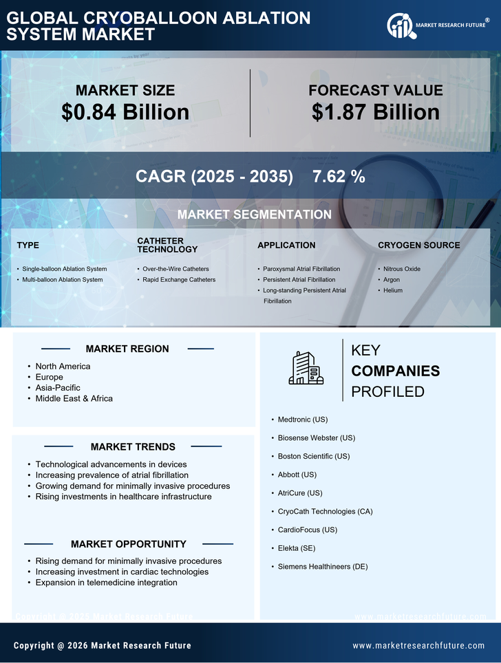 Cryoballoon Ablation System Market Research Report-Forecast till 2035 Infographic