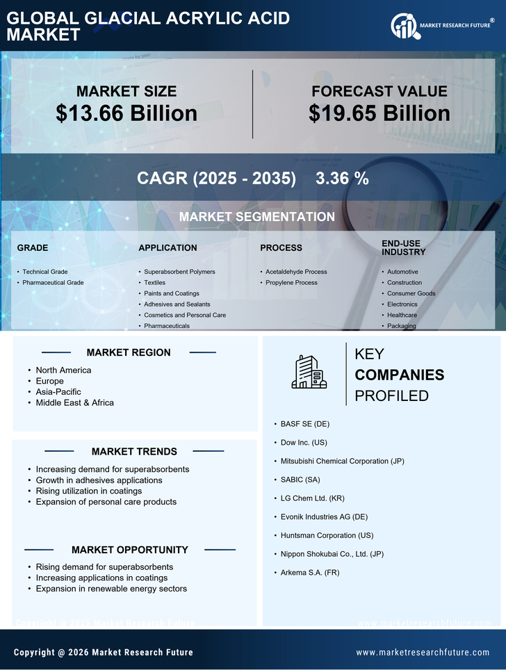 Glacial Acrylic Acid Market Research Report — Global Forecast till 2035 Infographic