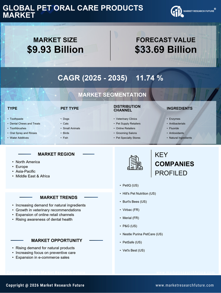 Pet Oral Care Products Market Research Report — Global Forecast till 2035 Infographic