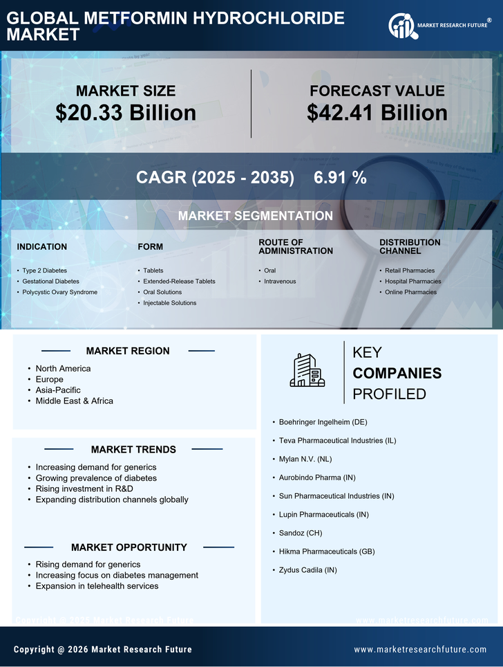 Metformin Hydrochloride Market Research Report — Global Forecast till 2035 Infographic