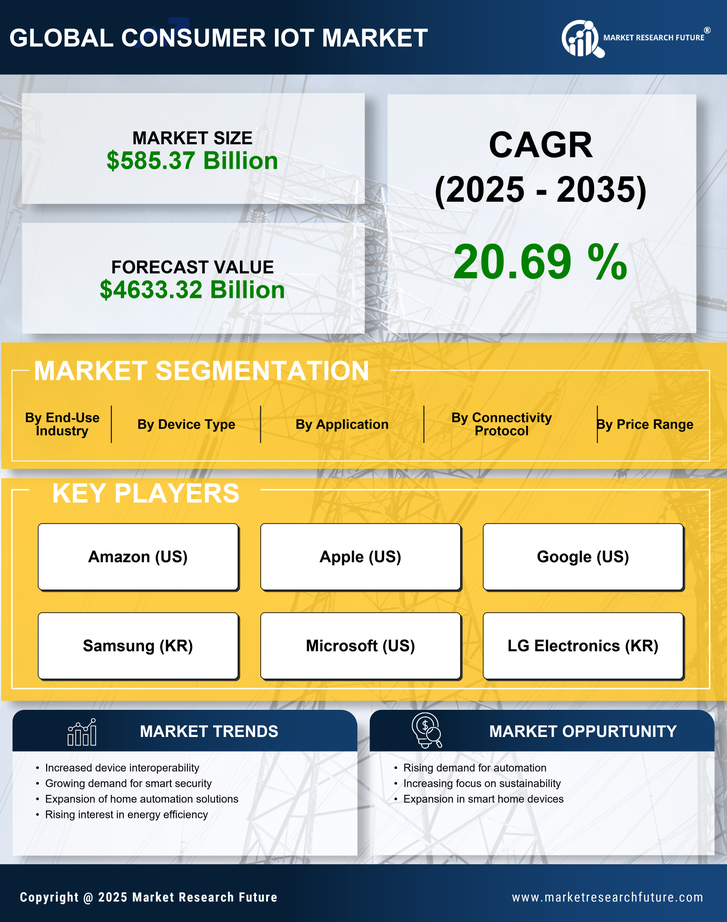Consumer IoT Market Research Report - Global Forecast to 2035 Infographic