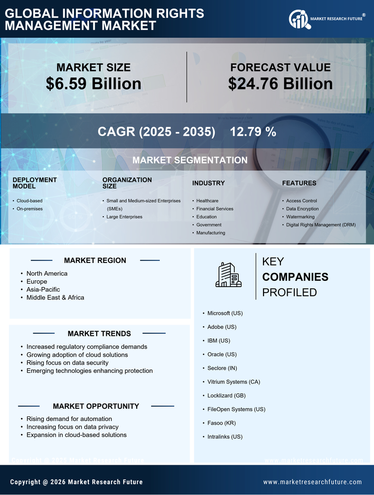 Information Rights Management Market Research Report – Forecast till 2035 Infographic