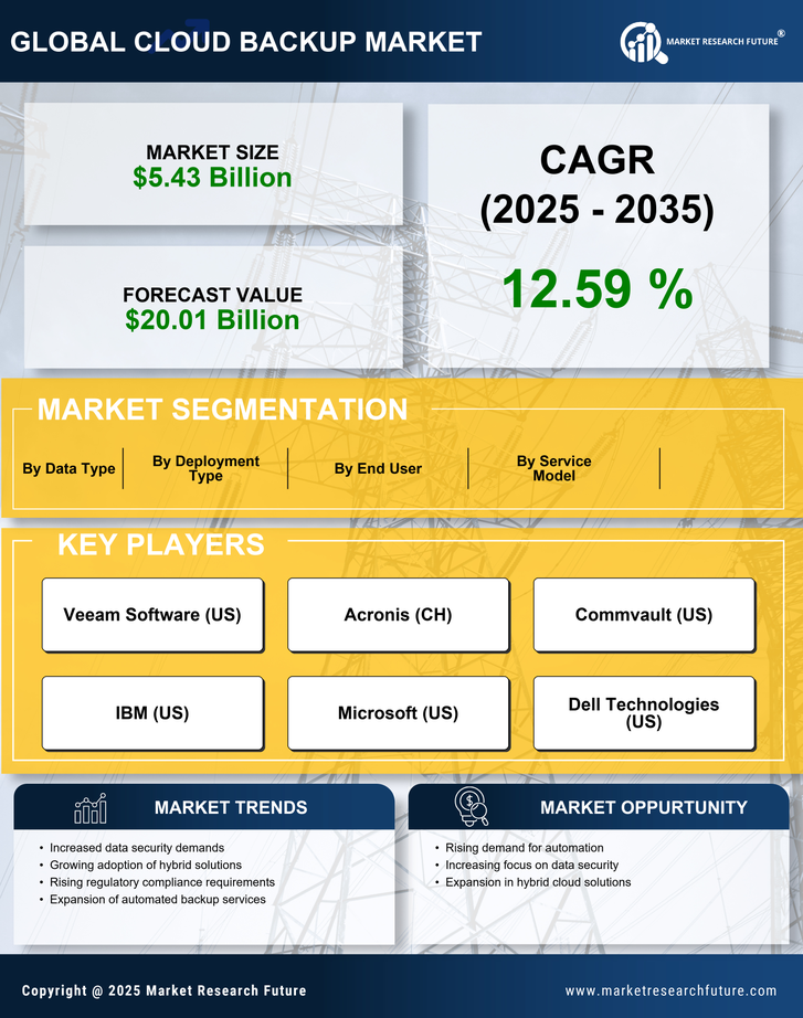 Cloud Backup Market Research Report- Forecast 2035 Infographic