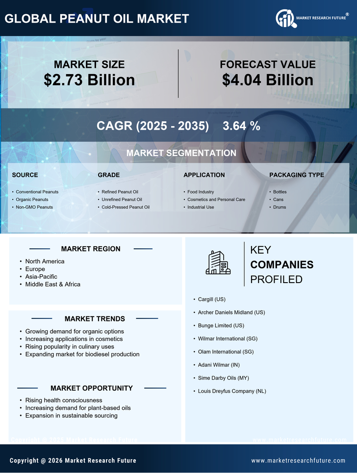 Peanut Oil Market Research Report - Forecast Till 2035 Infographic