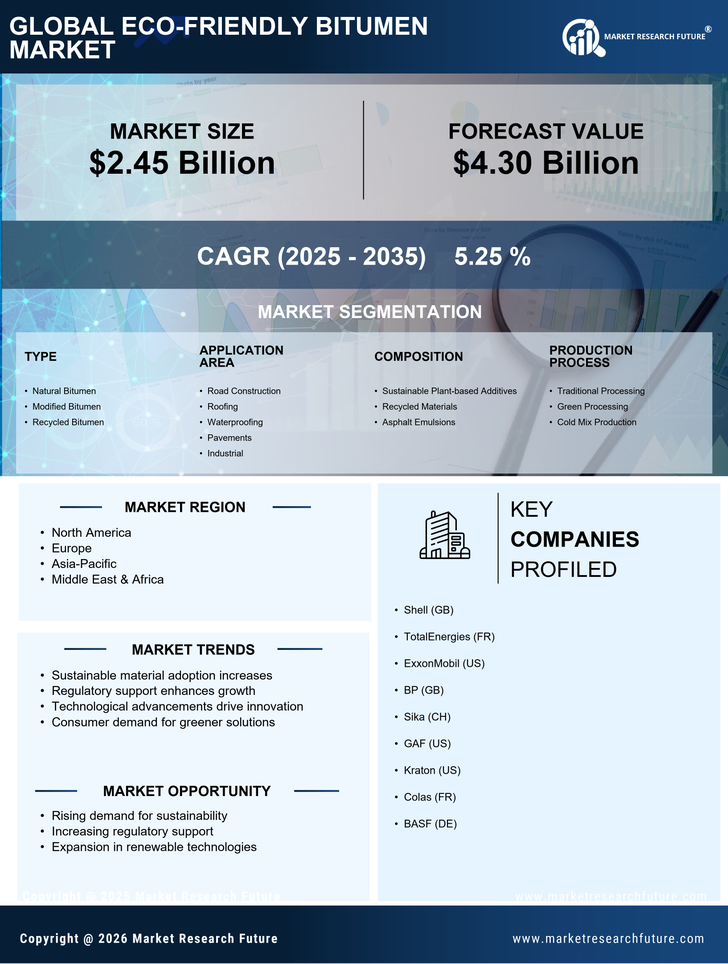 Eco-Friendly Bitumen Market Research Report - Global Forecast till 2035 Infographic