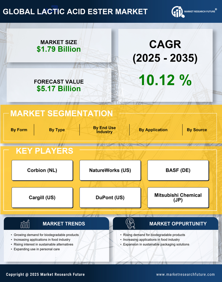 Lactic Acid Ester Market Research Report - Global Forecast By 2035 Infographic