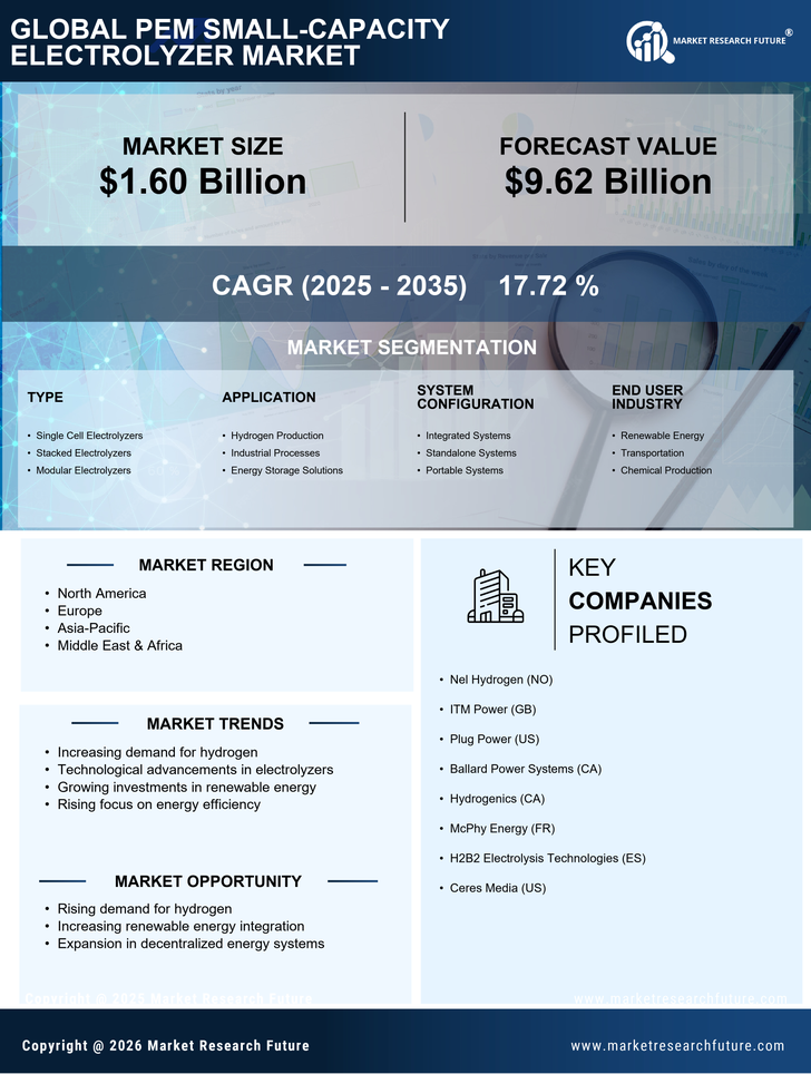 Pem Small Capacity Electrolyzer Market Research Report – Forecast to 2035 Infographic