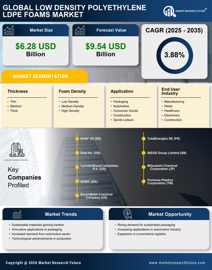 Low Density Polyethylene (LDPE) Foams Market Research Report — Global Forecast till 2035 Infographic
