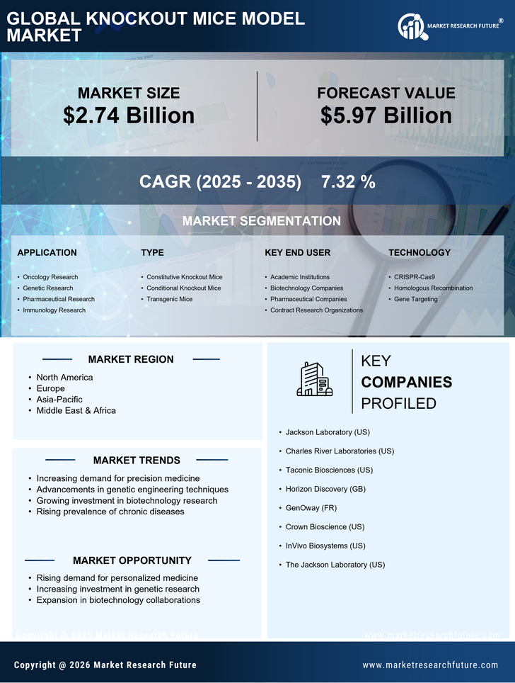 Knock Out Mice Model Market Research Report-Forecast till 2035 Infographic