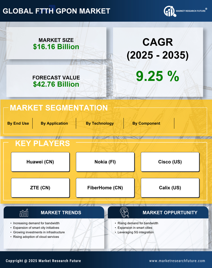 FTTH Gpon Market Research Report - Forecast till 2035 Infographic