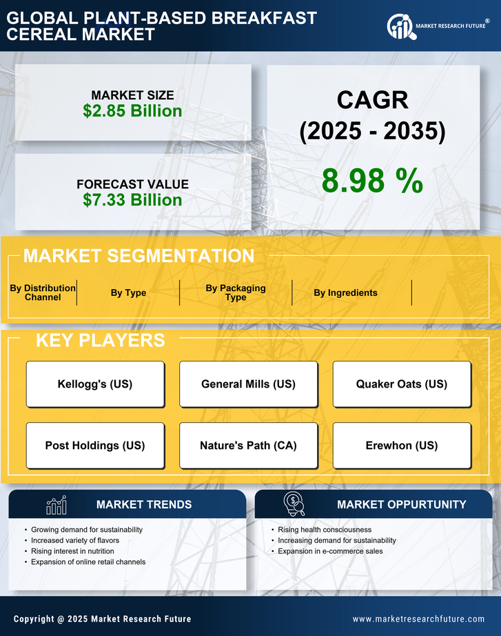 Plant Based Breakfast Cereal Market Infographic