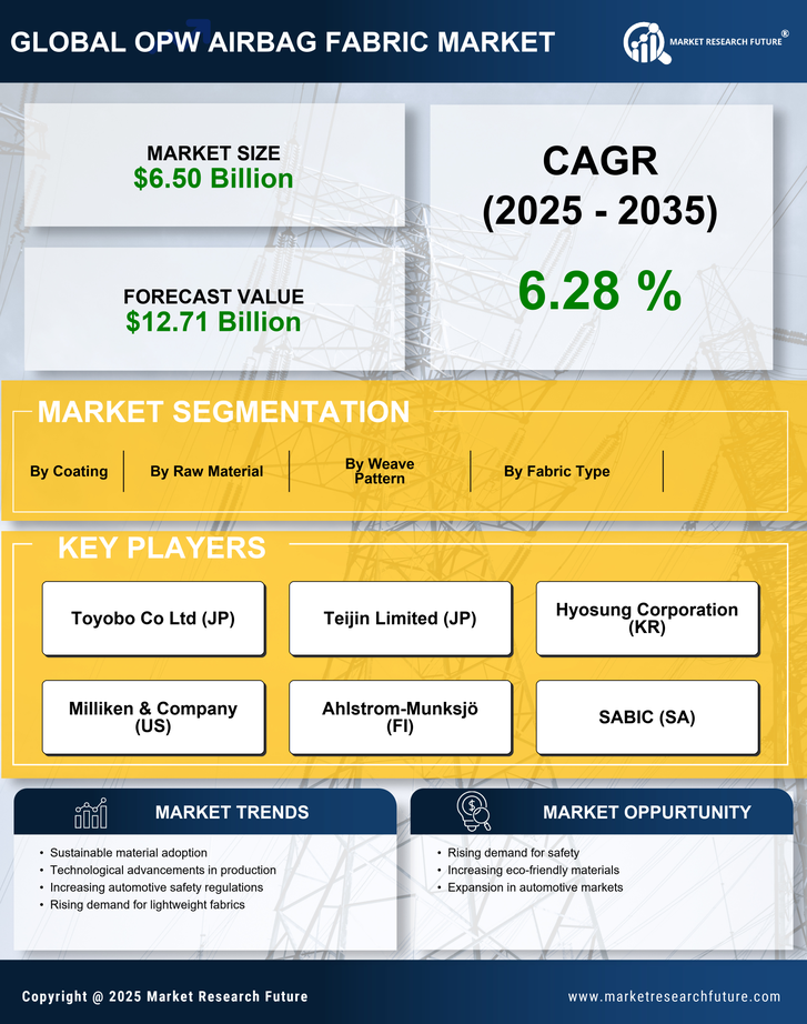 OPW Airbag Fabric Market Size, Trends, Growth Report 2035 Infographic