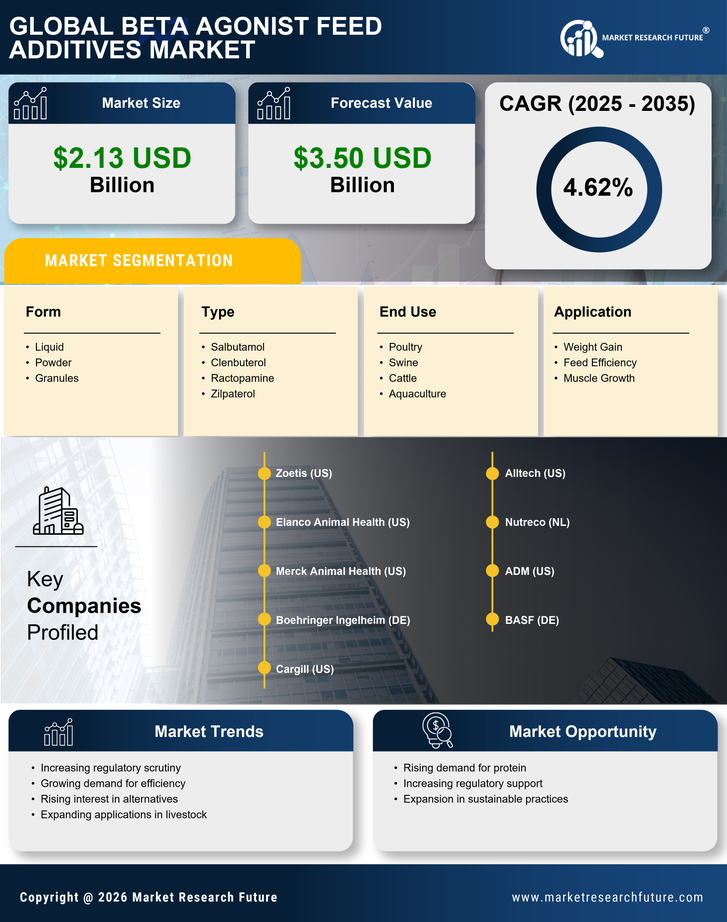 Beta Agonist Feed Additives Market Research Report - Global Forecast till 2035 Infographic