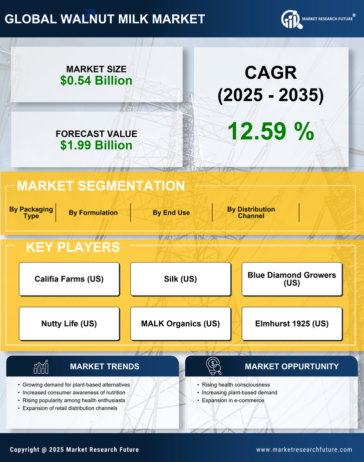 Walnut Milk Market Research Report - Forecast Till 2035 Infographic