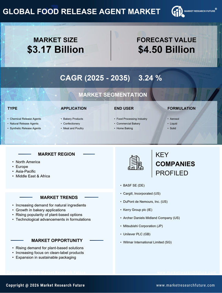 Food Release Agent Market  Research Report — Global Forecast till 2035 Infographic