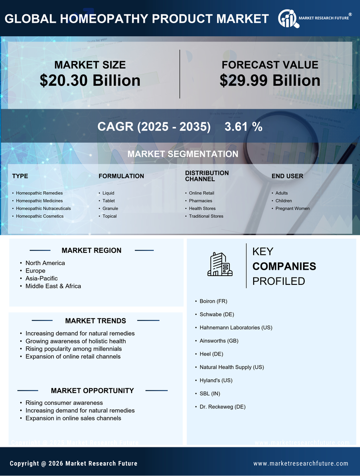 Homeopathy Product Market Size, Growth Outlook 2035 Infographic
