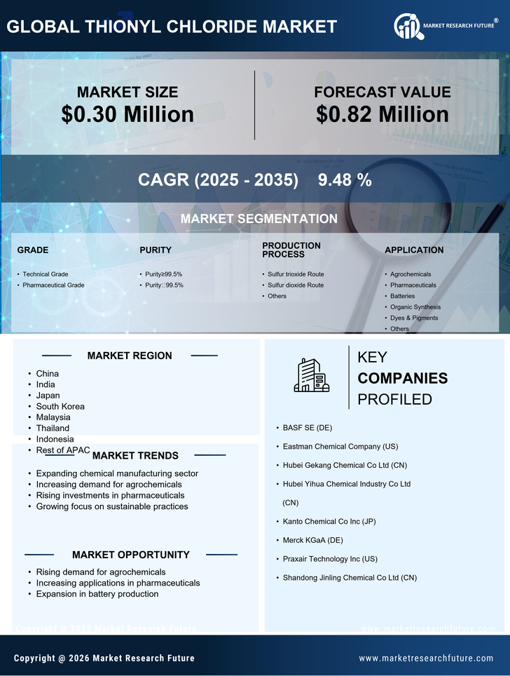 APAC Thionyl Chloride Market Research Report - Forecast by 2035 Infographic