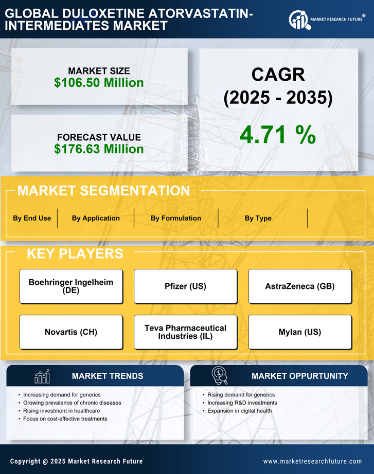 India Duloxetine Atorvastatin Intermediates Market Research Report- Forecast To 2035 Infographic