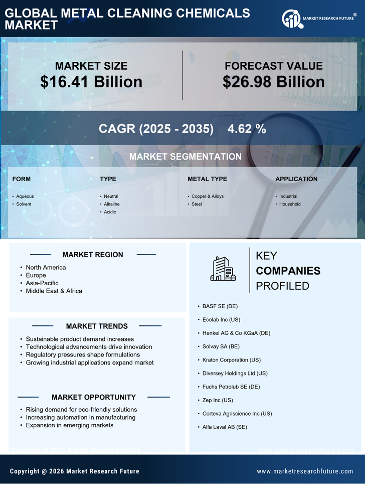 Metal Cleaning Chemicals Market Research Report – Forecast to 2035 Infographic