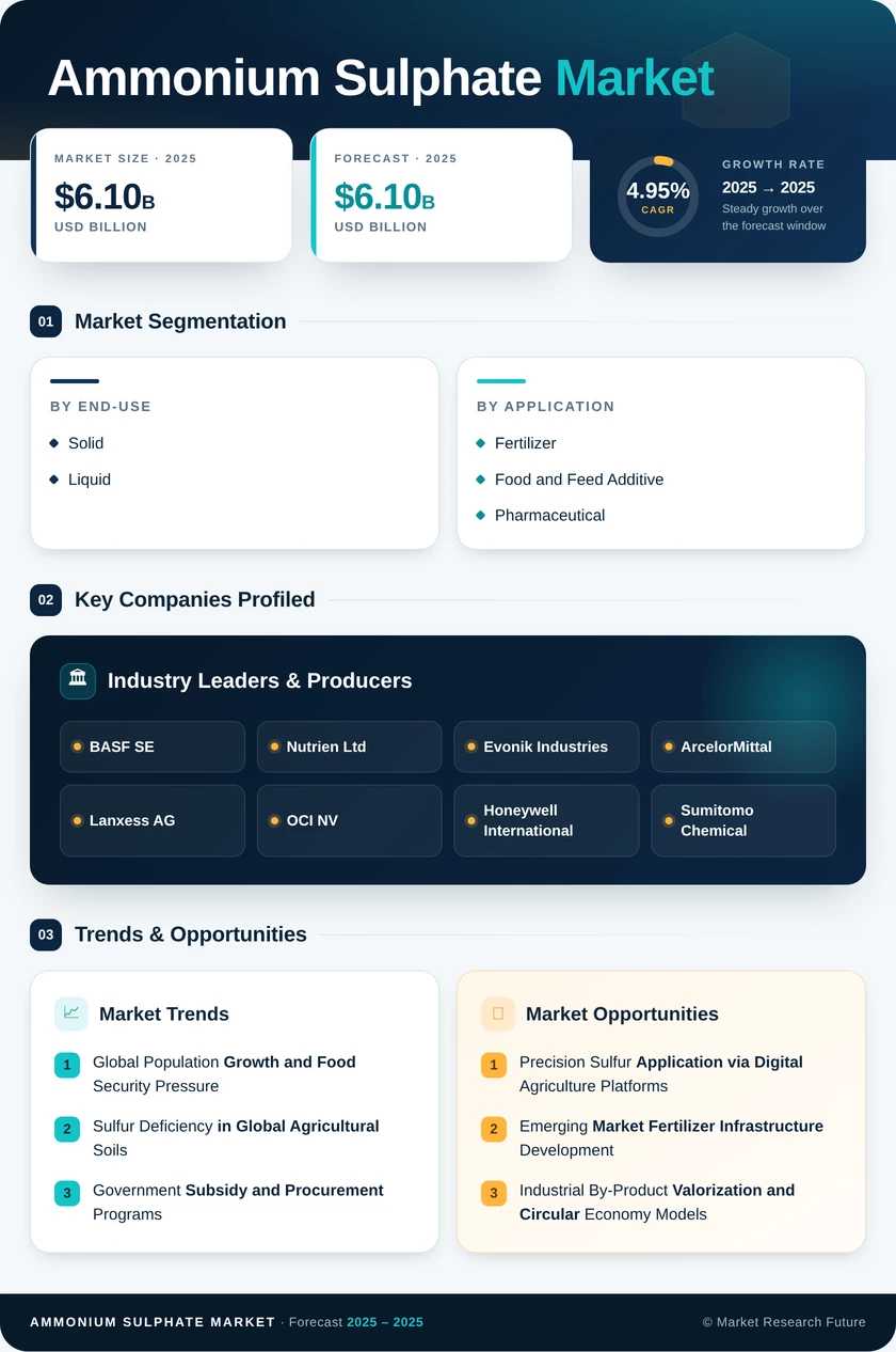 Ammonium Sulfate Market Research Report - Forecast to 2035 Infographic