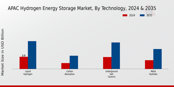 APAC Hydrogen Energy Storage Market Segment