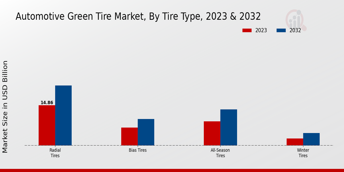 Automotive Green Tire Market Tire Type Insights