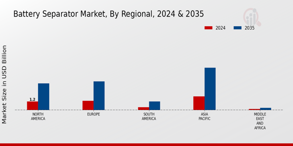 Battery Separator Market Regional Insights