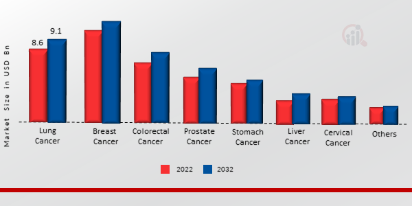 CANCER API MARKET, BY INDICATION, 2022 & 2032