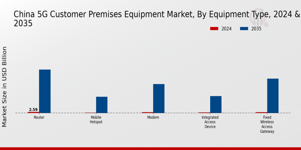 China 5G Customer Premises Equipment Market Segment