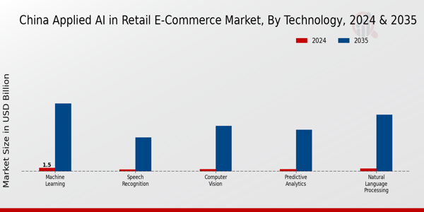 China Applied AI in Retail E-Commerce Market Segment