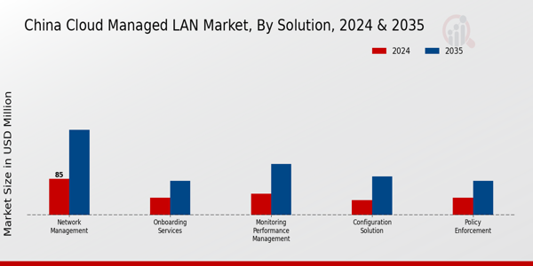 China Cloud Managed Lan Market Segment