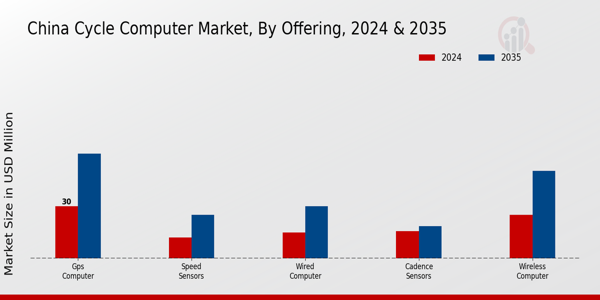 China Cycle Computer Market Segment