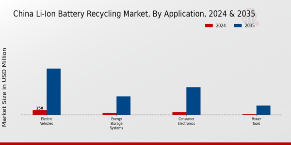 China Li Ion Battery Recycling Market Segment