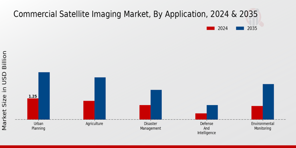 Commercial Satellite Imaging Market Application Insights