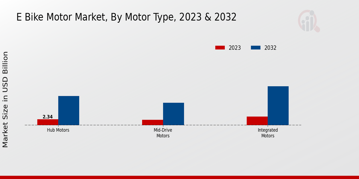 E-Bike Motor Market Motor Type Insights  