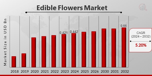 Aperçu du marché des fleurs comestibles